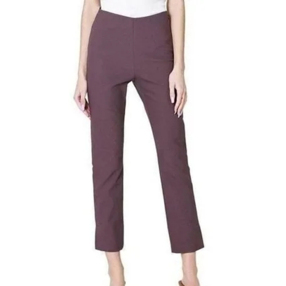 Vince Split Hem Crop Pant in Fig - Picture 1 of 6
